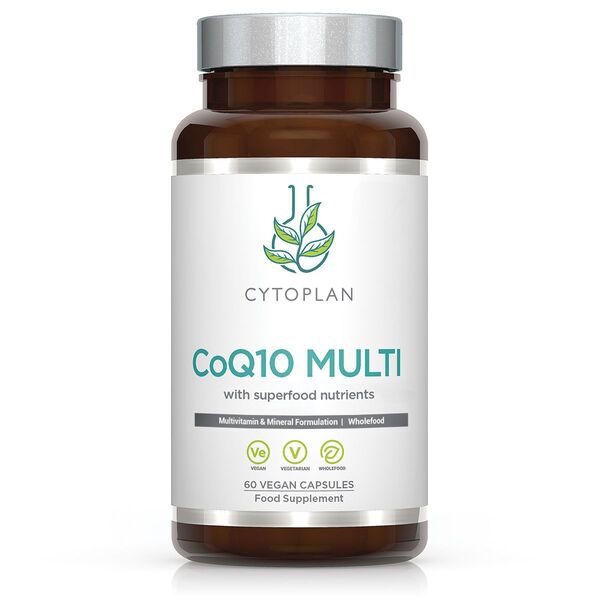 Cytoplan CoQ10 Multi High Strength Multivitamin for Cognitive Health and Immune Support 60 Vcaps