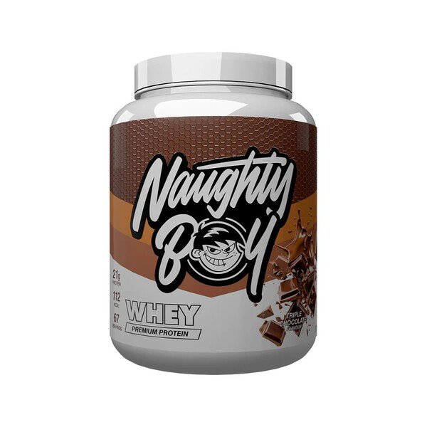 Naughty Boy Advanced Whey Protein Powder Triple Chocolate for Muscle Growth 2010g