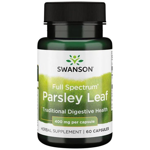 Swanson Parsley Leaf 400mg for Digestive Health Support 60 Capsules