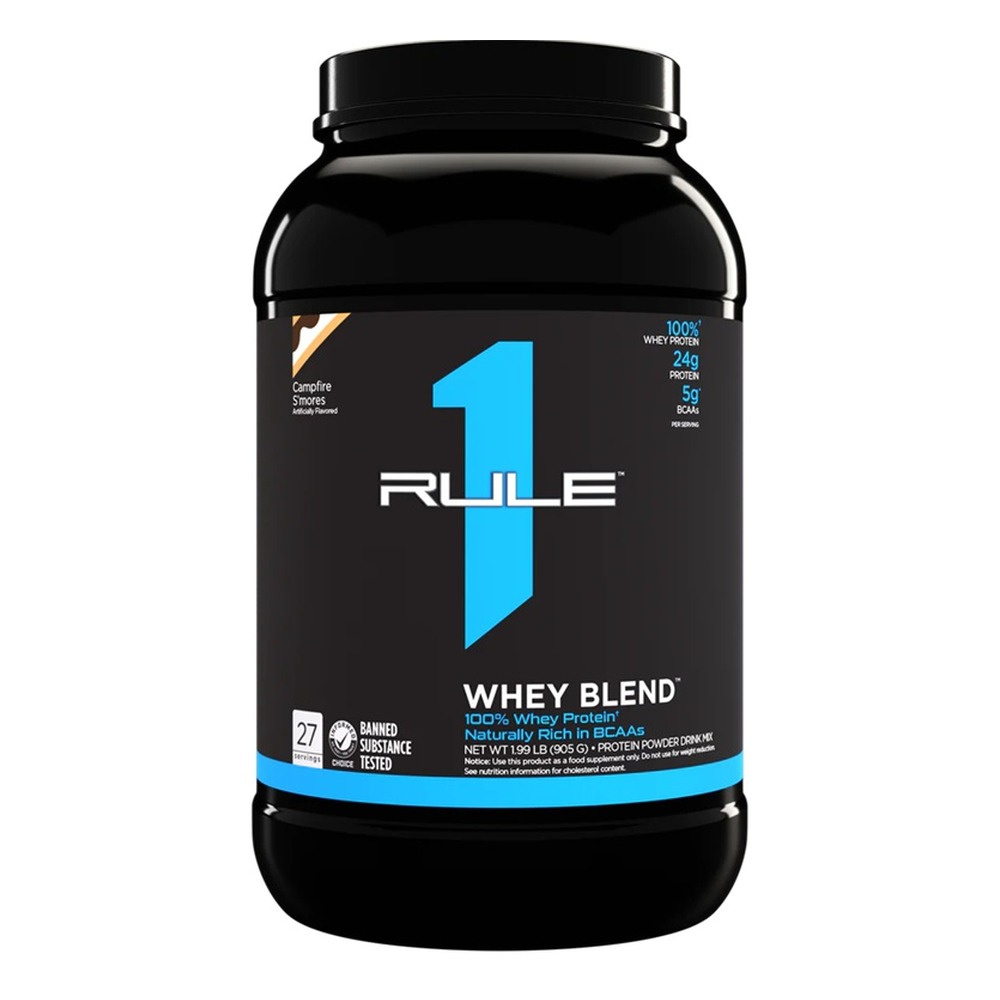 Rule One R1 Whey Blend, Campfire S'mores - 905g