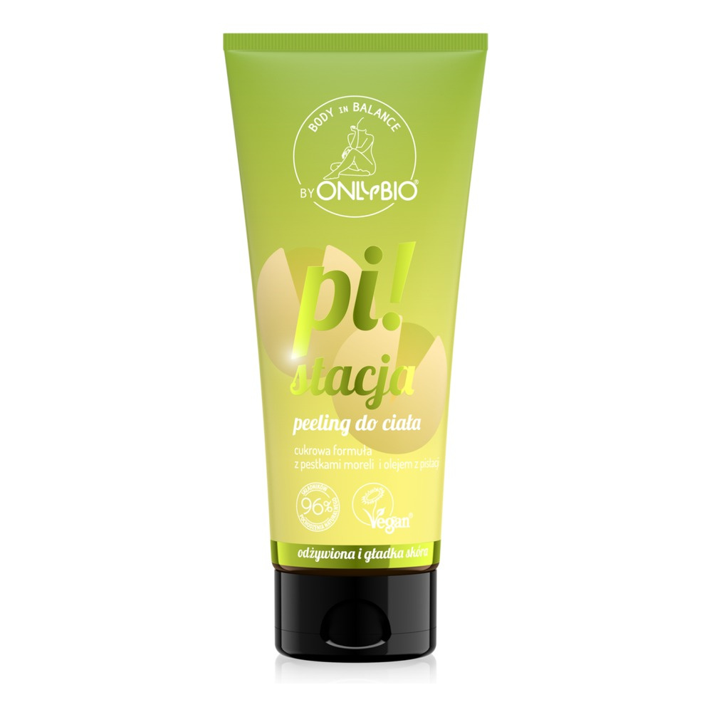 OnlyBio Body in Balance Nourishing Body Scrub for Rough Skin Pistachio 200ml