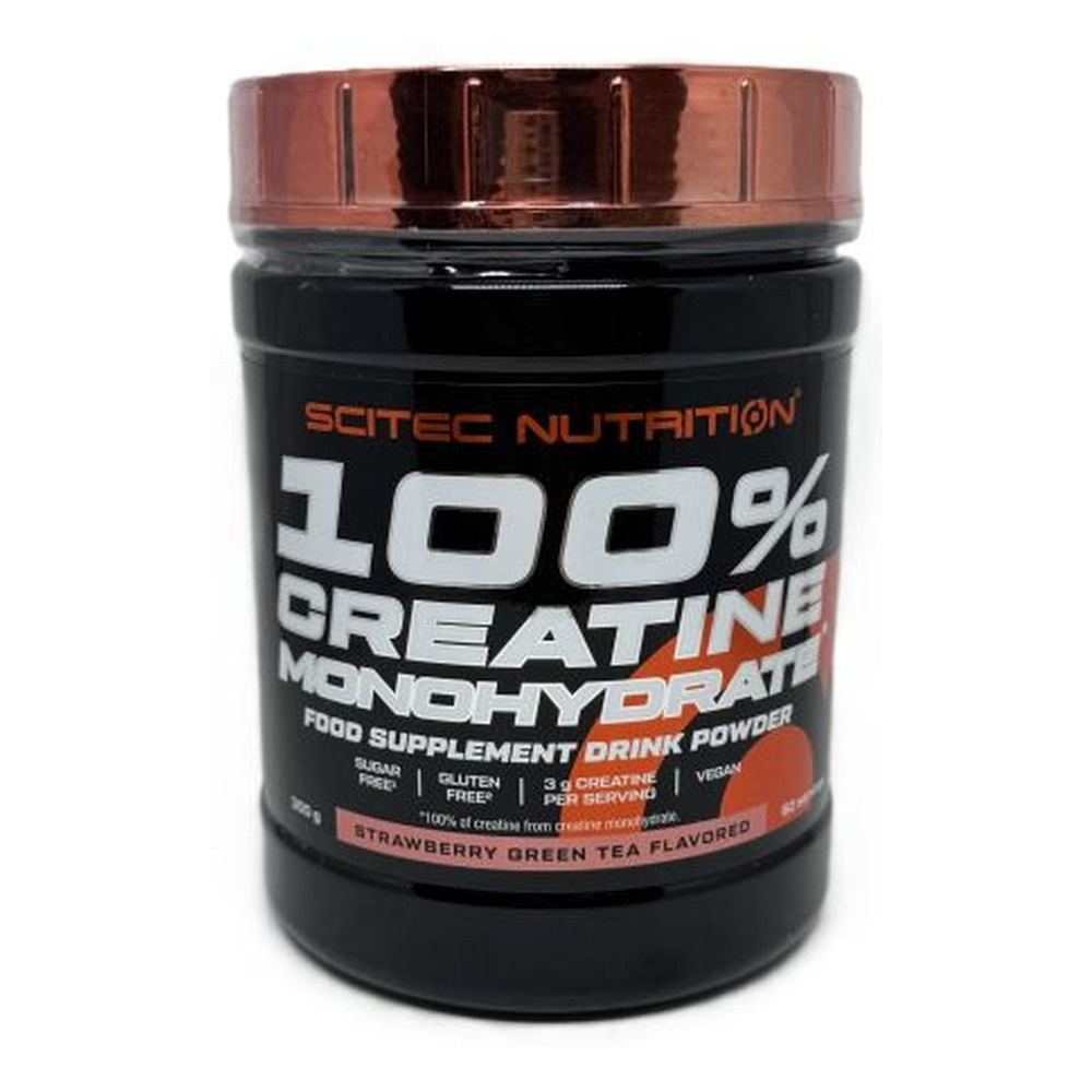 100% Creatine Monohydrate, Strawberry Green Tea - 300g