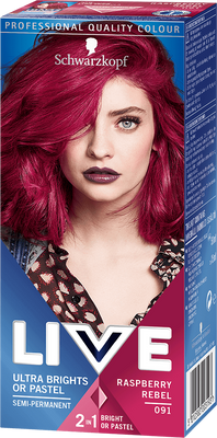 Schwarzkopf Live Ultra Brights Or Pastel Hair Colour Raspberry Rebel 91