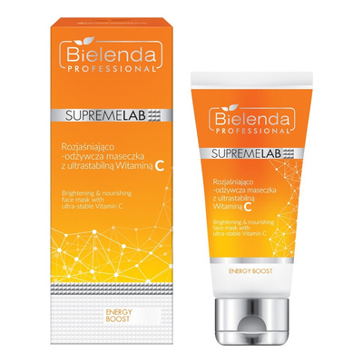 Bielenda Professional Supremelab Energy Boost Brightening and Nourishing Face Mask with Stable Vit C 70ml