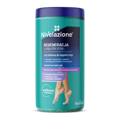 Nivelazione Herbal Foot Bath Salt Regenerating and Relief 600g
