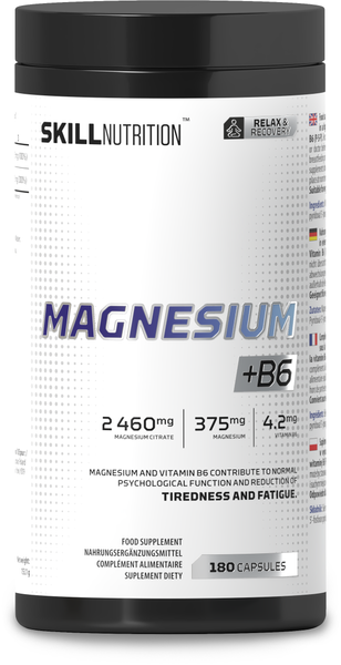 Skill Nutrition Magnesium with B6 P-5-P 180 caps