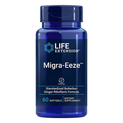 Life Extension Migra-Eeze Supplement for Head Comfort 60 Softgels