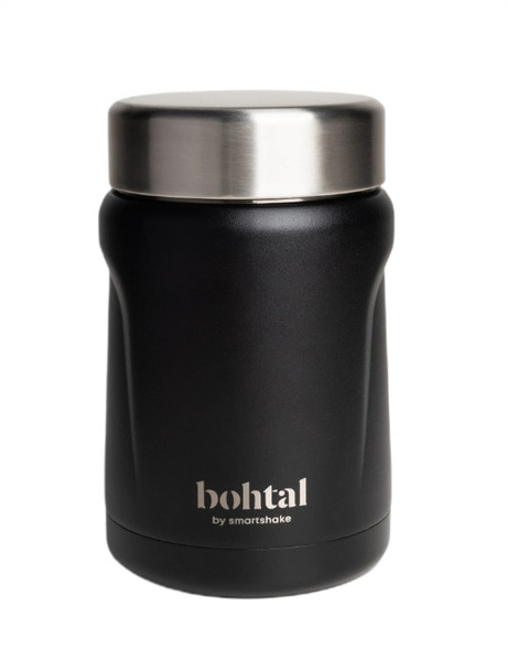 Bohtal Insulated Food Jar, Black - 550 ml.
