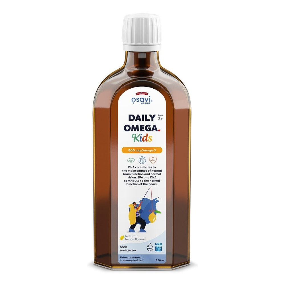Osavi Daily Omega Kids Omega 3 800mg for Children Lemon 250 ml