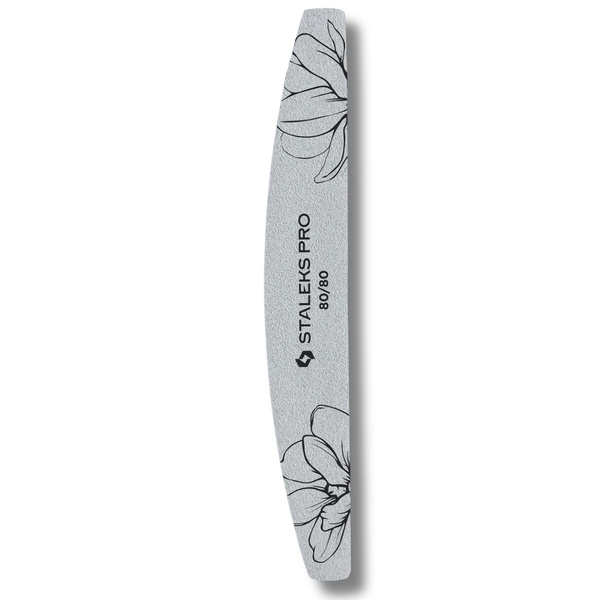 Staleks Expert Pro NFE-40 Crescent Mineral Nail File 80/80 Grit 25pcs