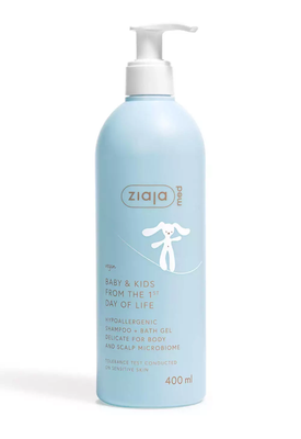 Ziaja Med Baby & Kids Gentle Hypoallergenic Body and Hair Washing Gel 400ml