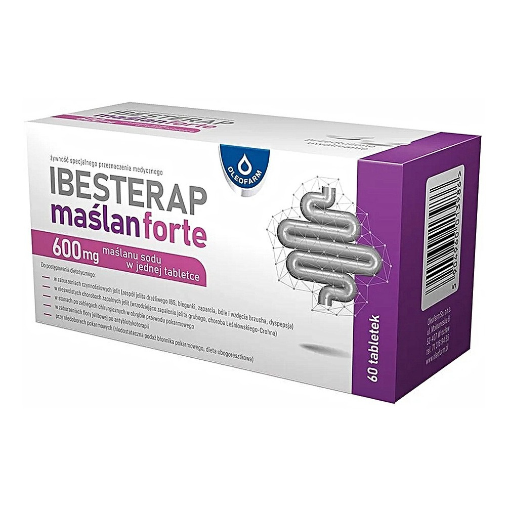 Oleofarm Ibesterap Sodium Butyrate Forte 600mg 60 Tablets