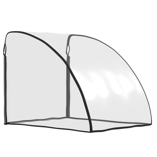 HOMCOM Baby Bike Trailer Cover, Anti Dust Rain Snow, Cold Wind, 76 x 61 x 61 cm