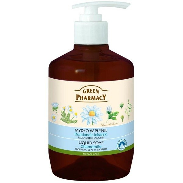 Green Pharmacy Regenerating and Soothing Liquid Soap with Chamomile 465ml