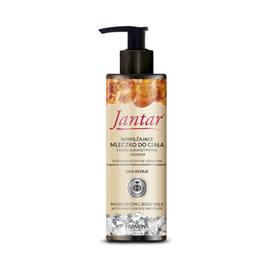 Jantar Moisturizing Body Lotion With Amber Essence And Silver Dry Skin 200ml