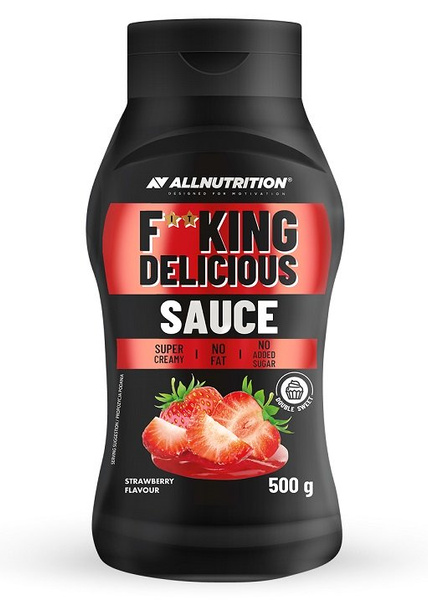 Allnutrition Fitking Delicious Sauce Low-calorie Strawberry Sauce 500g