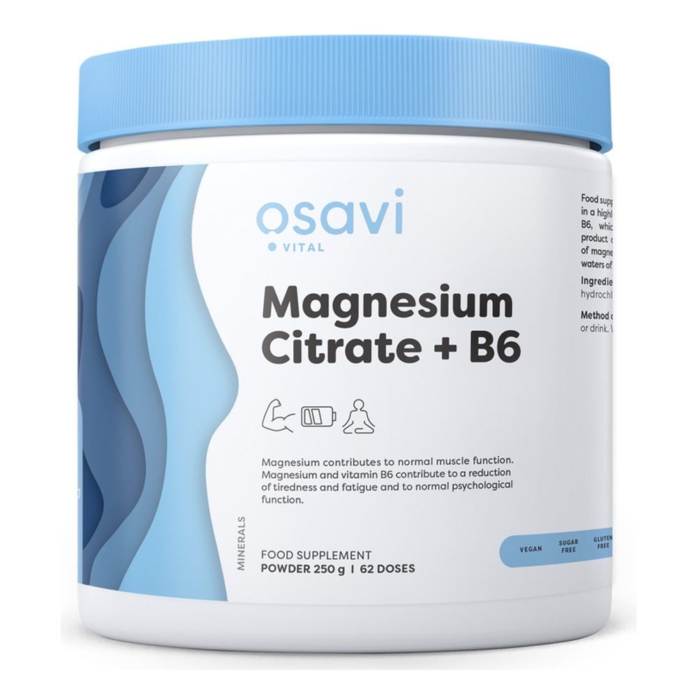 Osavi Magnesium Citrate and B6 Powder 250g