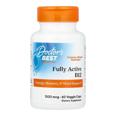 Doctor's Best Fully Active B12 1500mcg 60 Capsules