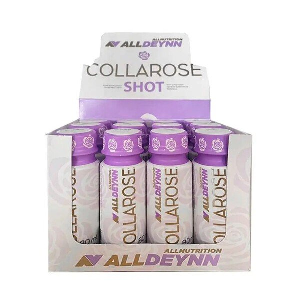 AllDeynn Collarose Shot Collagen Drink Raspberry Wild Strawberry 12x80ml