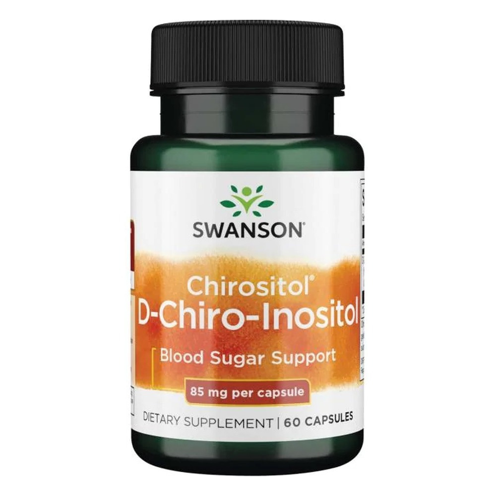 Swanson D-Chiro-Inositol 85mg for Metabolism Support 60 Capsules