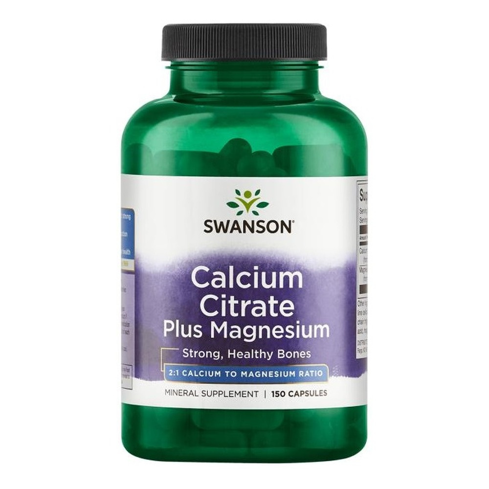 Swanson Calcium Citrate Plus Magnesium - 150 caps