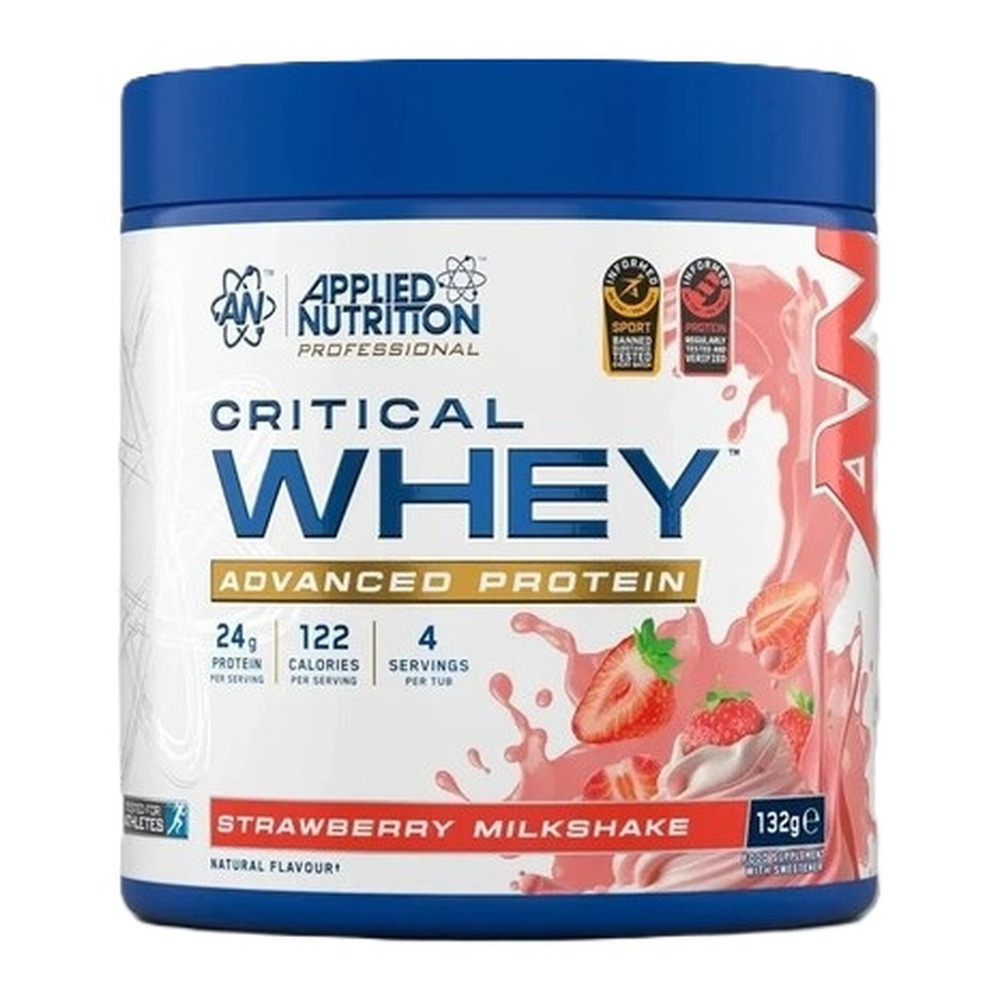 Applied Nutrition Critical Whey, Strawberry Milkshake - 132g (4 servings)