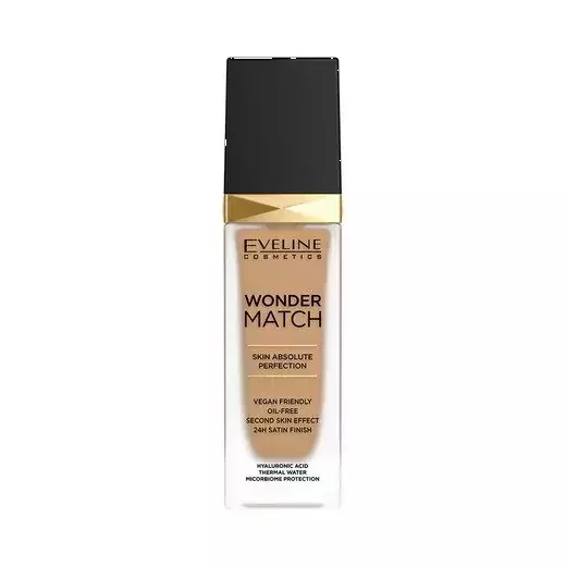 Eveline Wonder Match Vegan Face Foundation 40 Sand 30ml