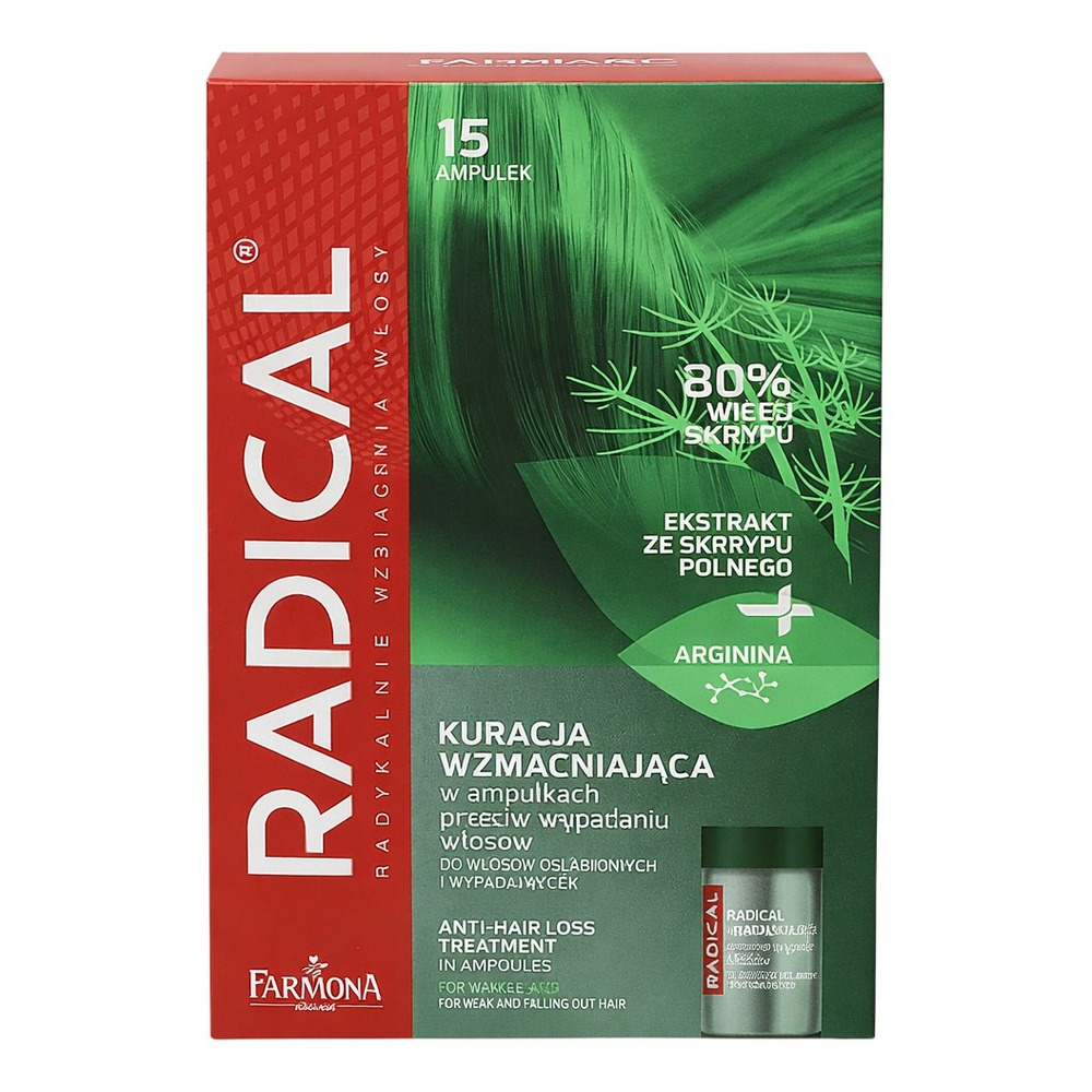 Radical Strengthening Treatment in Ampoules against Hair Loss 15x5ml