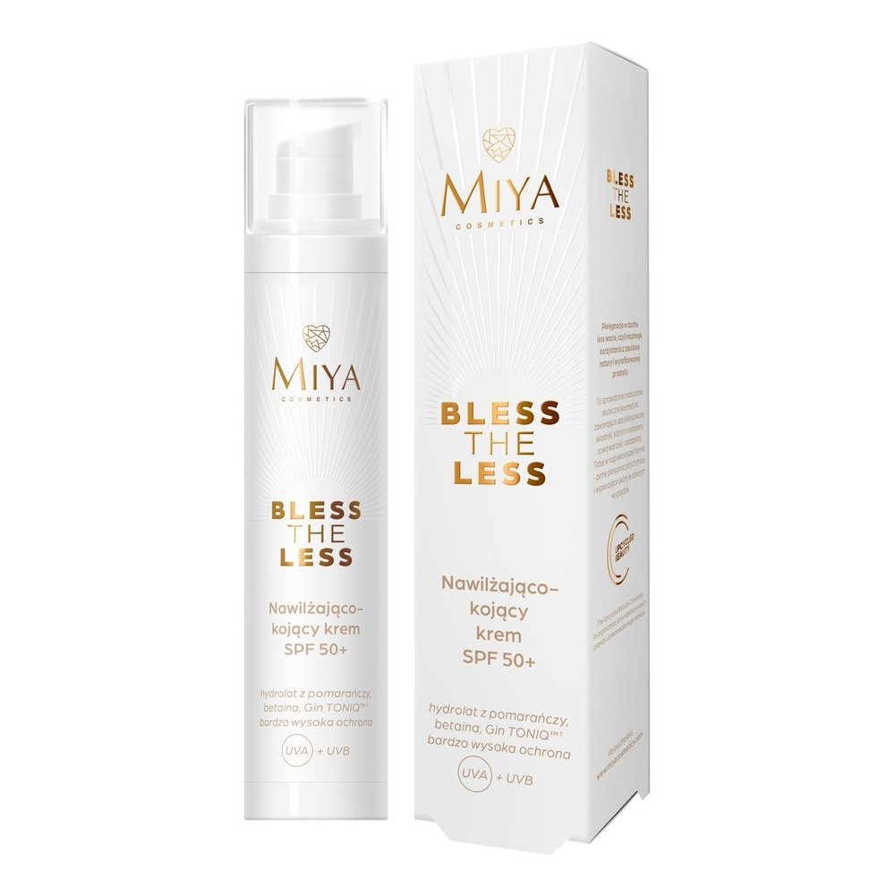 Miya Bless the Less Moisturising and Smoothing Cream SPF 50+ 50ml