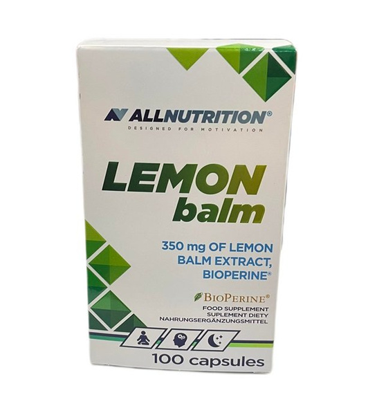 Allnutrition Lemon Balm Extract 350mg 100 Capsules