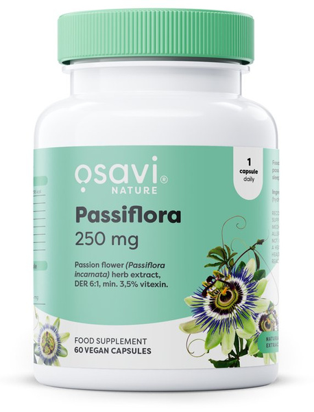 Osavi Passiflora 250 mg supporting relaxation 60 vegan caps
