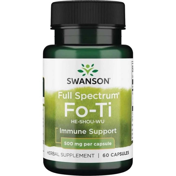 Swanson Full Spectrum Fo-Ti, 500mg - 60 caps