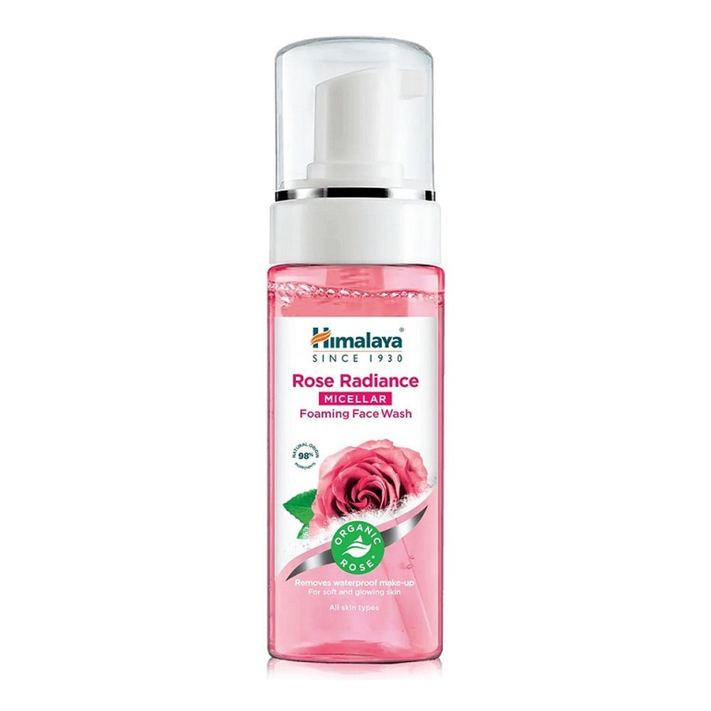 Himalaya Rose Radiance Illuminating Micellar Foam with Organic Rose for All Skin Types 150ml