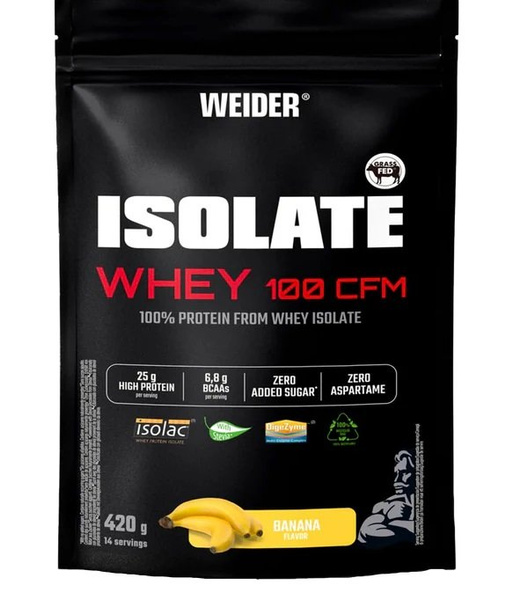Weider Isolate Whey 100 CFM, Banana - 420g  