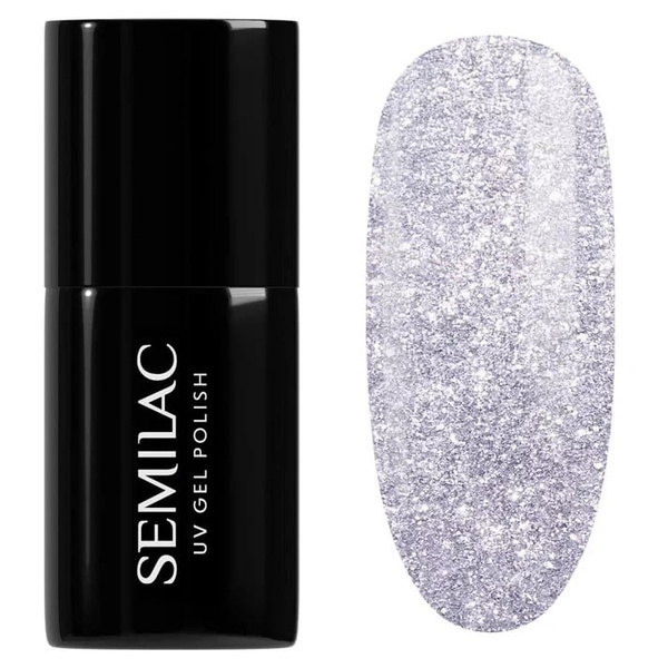 Semilac Time To Shine Hybrid Gel Polish 461 Hollywood Silver 7ml
