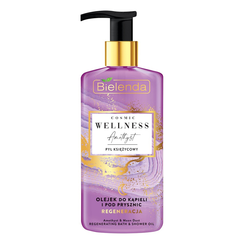 Bielenda Cosmic Wellness Amethyst Regenerating Body Bath and Shower Oil 250ml