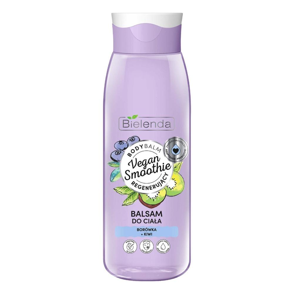 Bielenda Vegan Smoothie Regenerating Body Balm with Blueberry and Kiwi 400g
