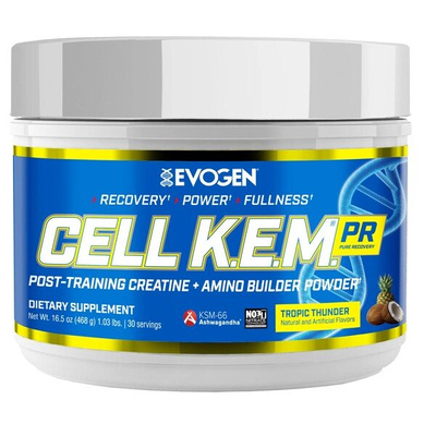 Evogen Cell K.E.M. PR Tropic Thunder Post Workout Recovery Formula for Athletes 468g