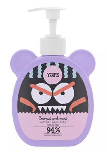Yope Natural Refreshing Hand Soap for Children with Mint and Coconut 400ml