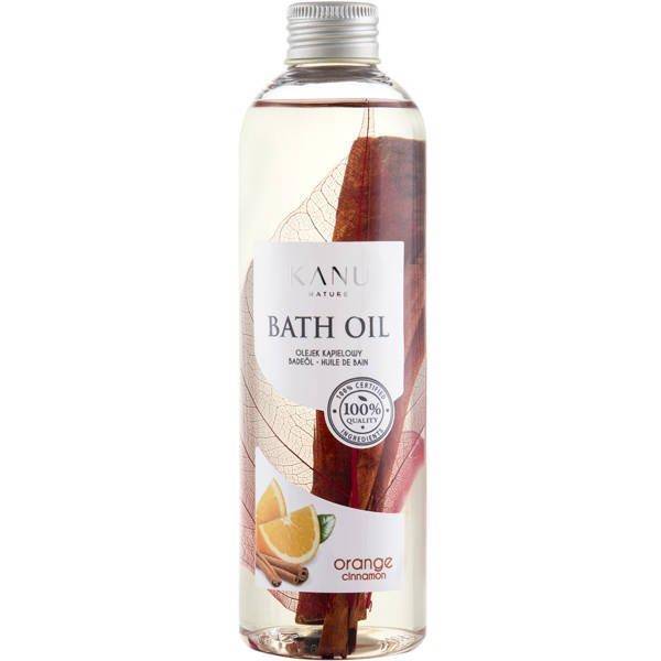 Kanu Nature Warming and Relaxing Bath Oil with Orange and Cinnamon Scent 250ml 