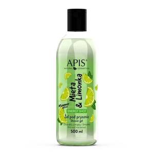 Apis Energy Shot Shower Gel Mint & Lime Summer Edition 500ml Best Before 31.05.25