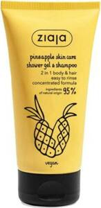 Ziaja Pineapple Skin Care Energizing Shower Gel 2in1 for Body and Hair 160ml Best Before 30.06.26