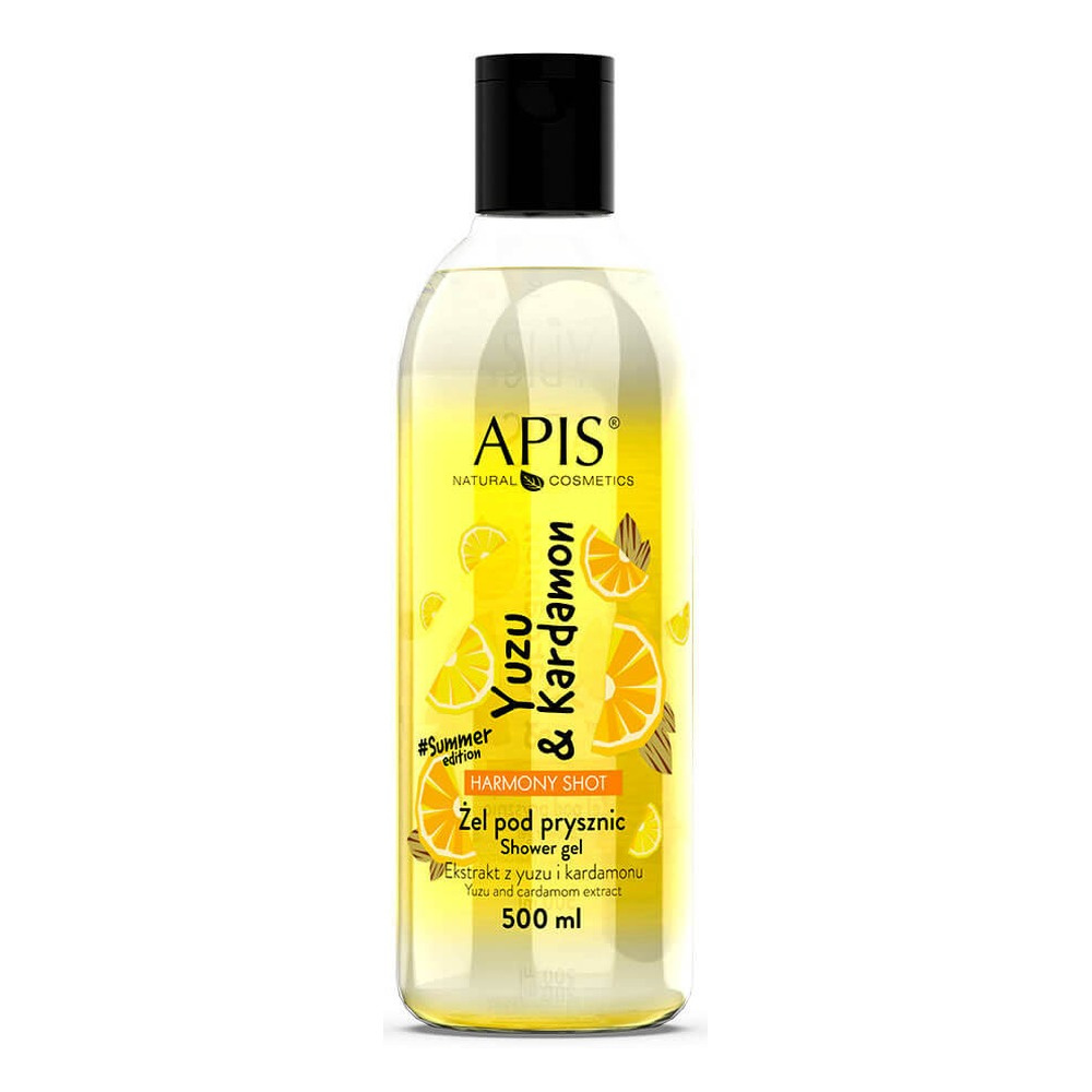 Apis Harmony Shot Shower Gel Yuzu and Cardamon with Hyaluronic Acid 500ml