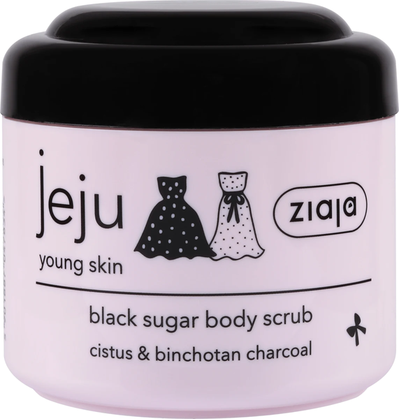 Ziaja Jeju Young Skin Black Sugar Body Peeling Mango Coconut Papaya 200ml