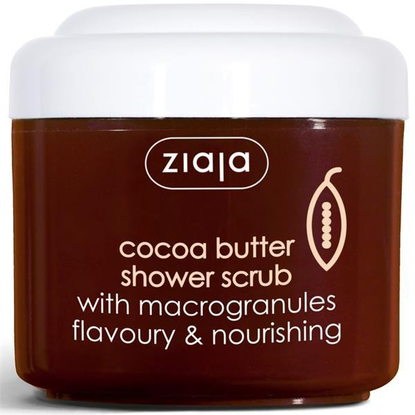 Ziaja Cocoa Butter Chocolate Washing Peeling with Macrogranules for All Skin Types Vegan 200ml Best Before 30.04.26