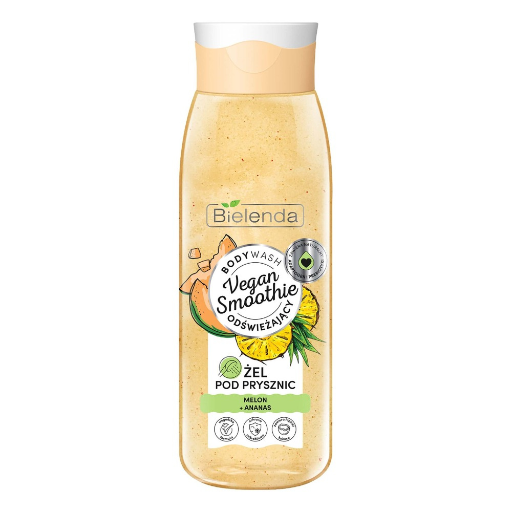 Bielenda Vegan Smoothie Refreshing Shower Gel Melon and Pineapple 400ml