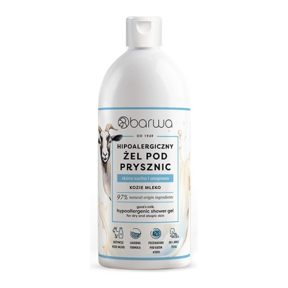 Barwa Hypoallergenic Shower Gel with Goat Milk 400ml