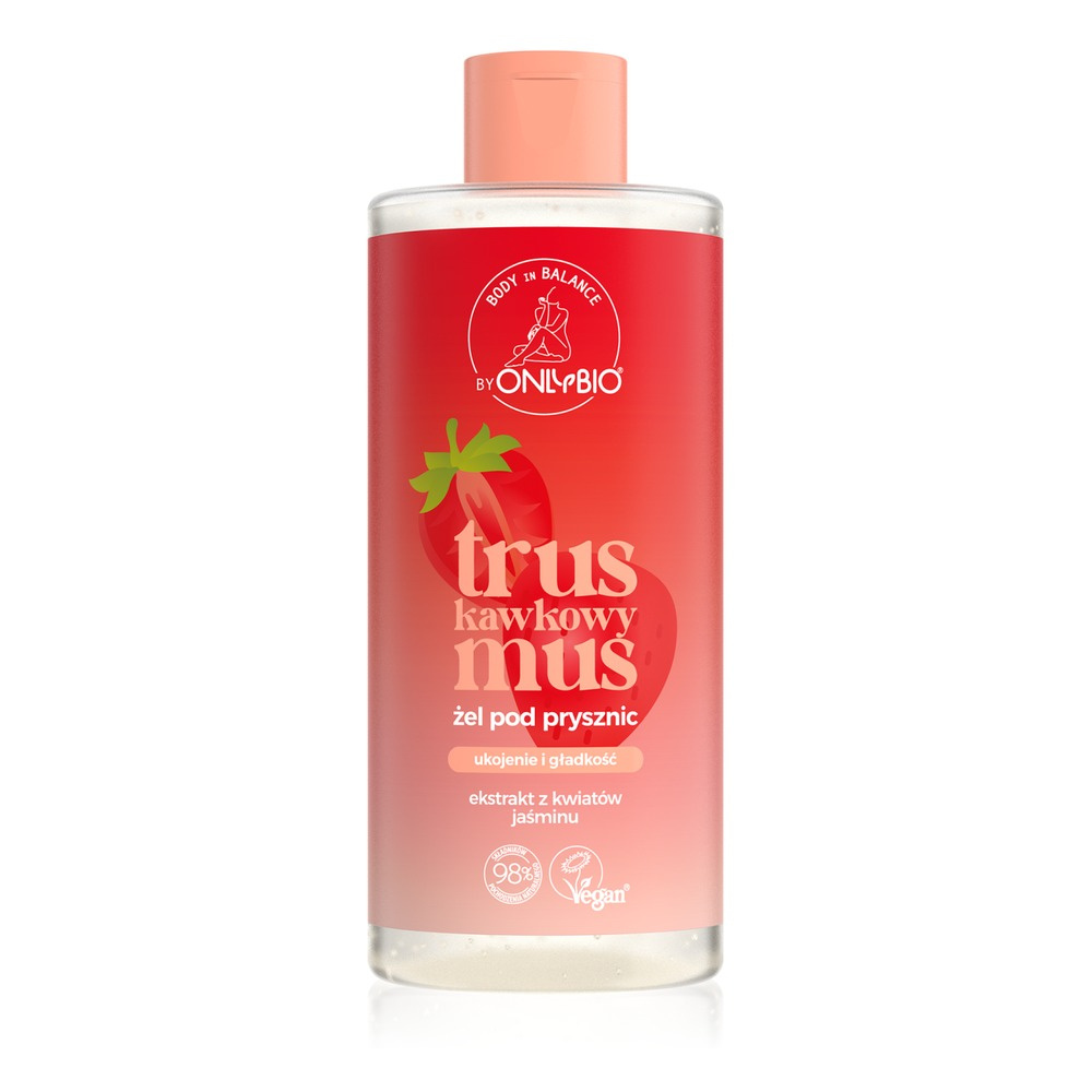 OnlyBio Body in Balance Shower Gel Truskawkowy mus 300ml