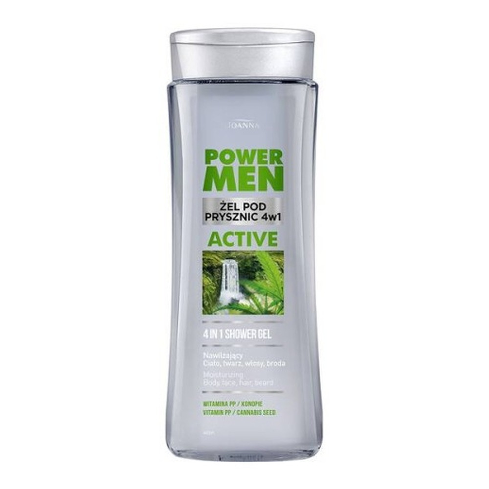 Joanna Power Men Active Cleansing Shower Gel 4in1 for Men 300ml