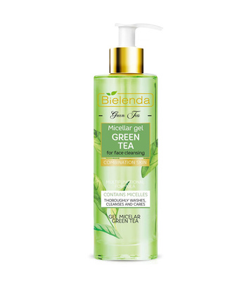 Bielenda Green Tea Micellar Cleansing Face Gel for Combination Skin 200ml